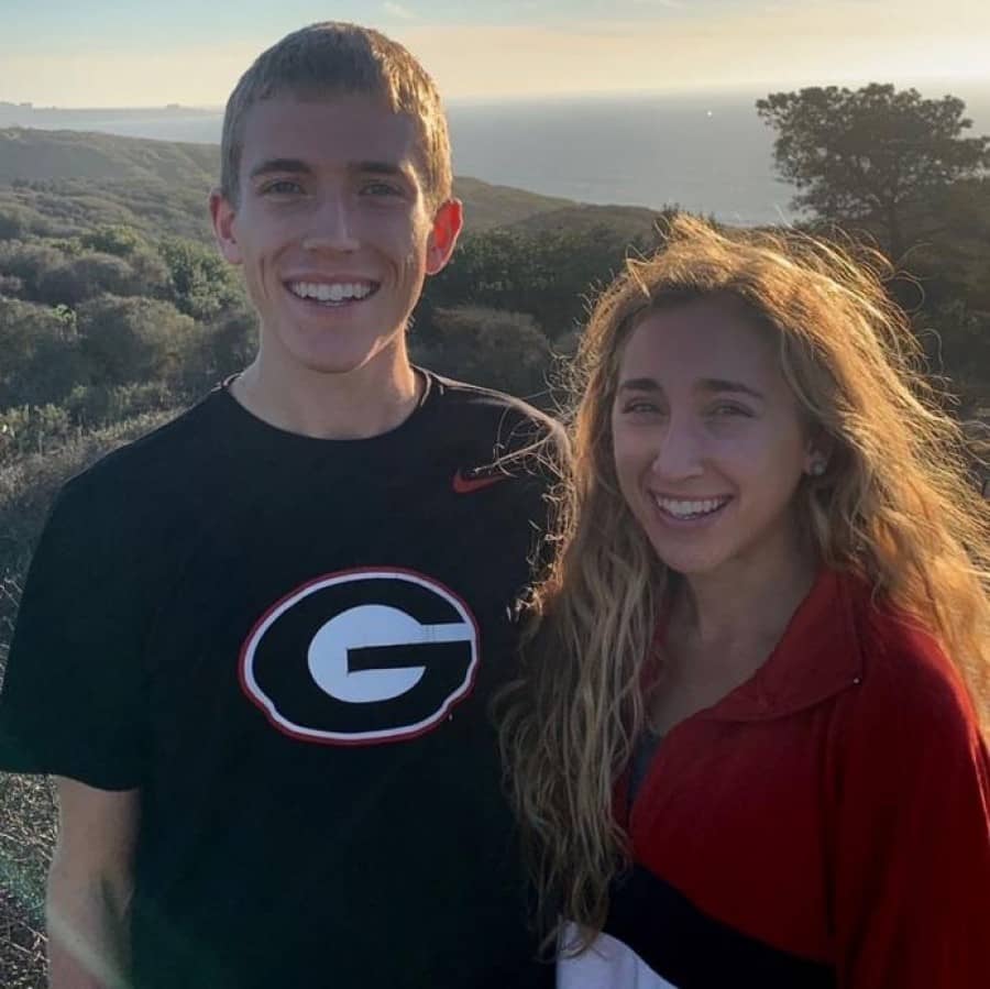 Even though Nick and McKenzie Yanek live on opposite ends of the country, they still enjoy running together whenever they can. 